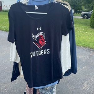 Rutgers scoop neck T